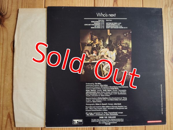 画像2: The Who / Who's Next (2)