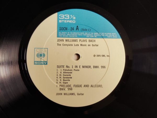 画像4: John Williams Plays Bach / The Complete Lute Music On Guitar (4)
