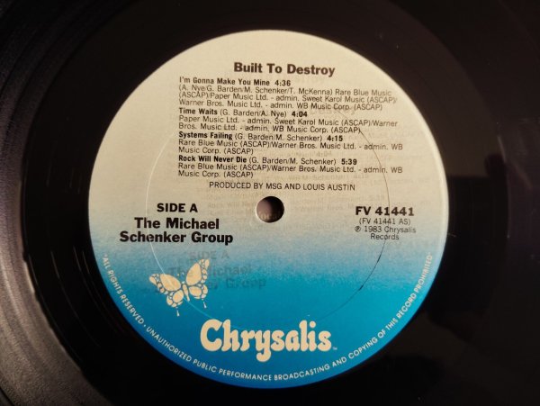 画像3: The Michael Schenker Group / Built To Destroy (3)