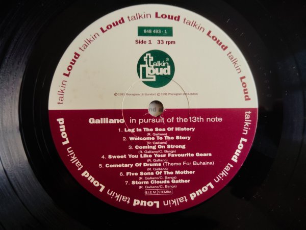 画像3: Galliano / In Pursuit Of The 13th Note (3)