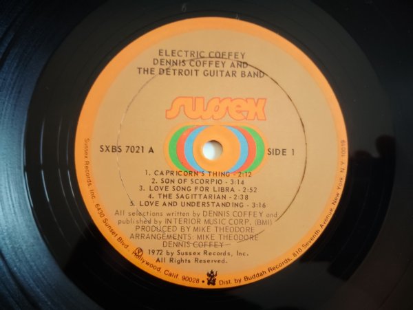 画像3: Dennis Coffey And The Detroit Guitar Band / Electric Coffey (3)