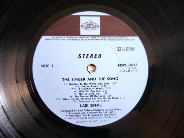 画像4: Labi Siffre / The Singer And The Song (4)