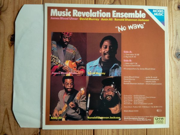 James Blood Ulmer LP5枚セットNo Wave James Blood Ulmer - Music Revelation Ensemble / No Wave - Guitar