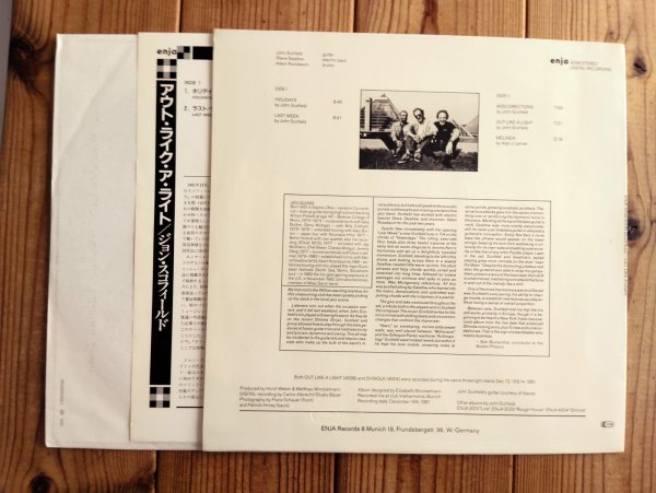 画像2: John Scofield Trio / Out Like A Light  (2)