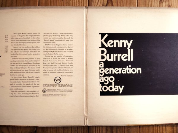 画像2: Kenny Burrell / A Generation Ago Today (2)