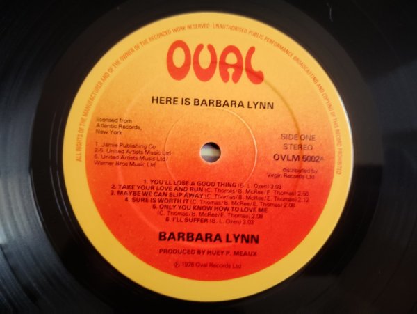 画像3: Barbara Lynn / Here Is (3)