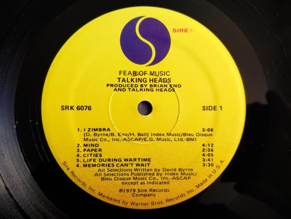 画像3: Talking Heads / Fear Of Music (3)