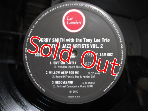 画像3: Terry Smith / With Tony Lee Trio British Jazz Artists Vol. 2 (3)