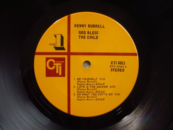 画像4: Kenny Burrell / God Bless The Child (4)