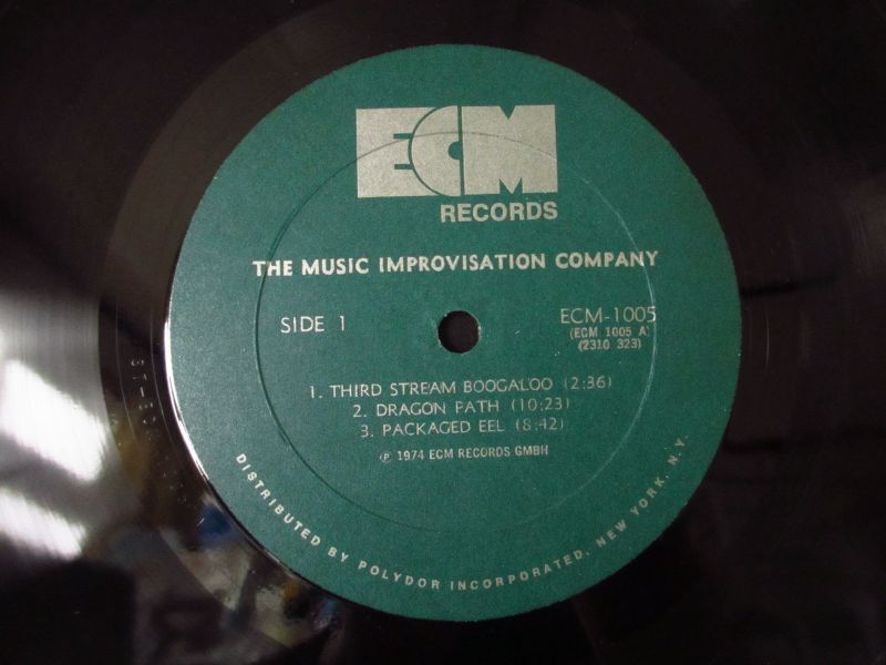 Derek Bailey / The Music Improvisation Company                                        [ECM Records / ECM 1005]