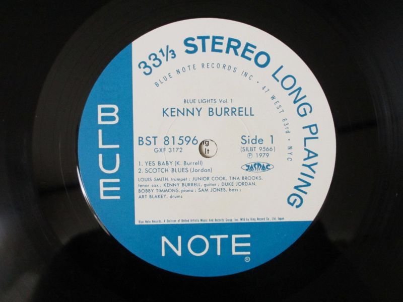 Kenny Burrell / Blue Lights, Volume 1 Guitar Records