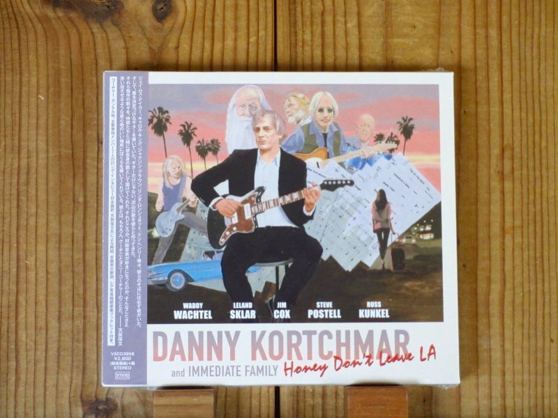 名セッションギタリストの最高峰ダニークーチマーの集大成的新作！■Danny Kortchmar & Immediate Family / Honey Don't Leave LA                                        [VIVID SOUND / VSCD-3956]
