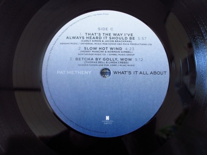 抜群の優秀録音Nonesuch高音質盤！□Pat Metheny / What's It All