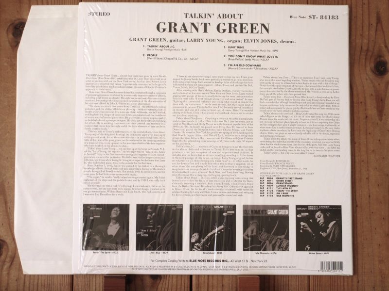 Grant Green / Talkin' About - Guitar Records