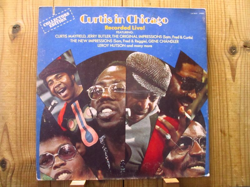 Curtis Mayfield / Curtis In Chicago - Recorded Live - Guitar Records