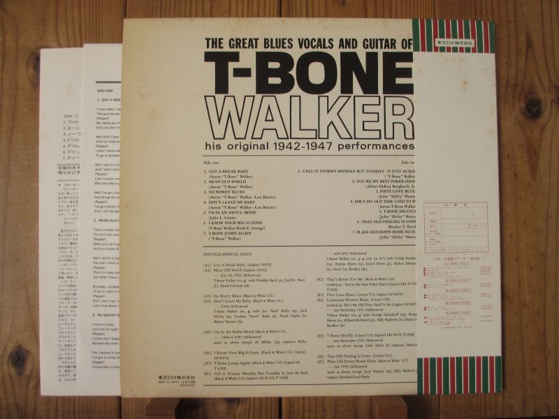 T-Bone Walker 　USオリジナル レア T-Bone Walker / The Complete Recordings Of T-Bone Walker