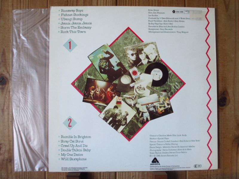 ストレイ・キャッツ LPレコード 2枚セット 2枚組 LP STRAY CATS LIVE AT THE GRAND OLE OPRY 18.12.1983 初期 激