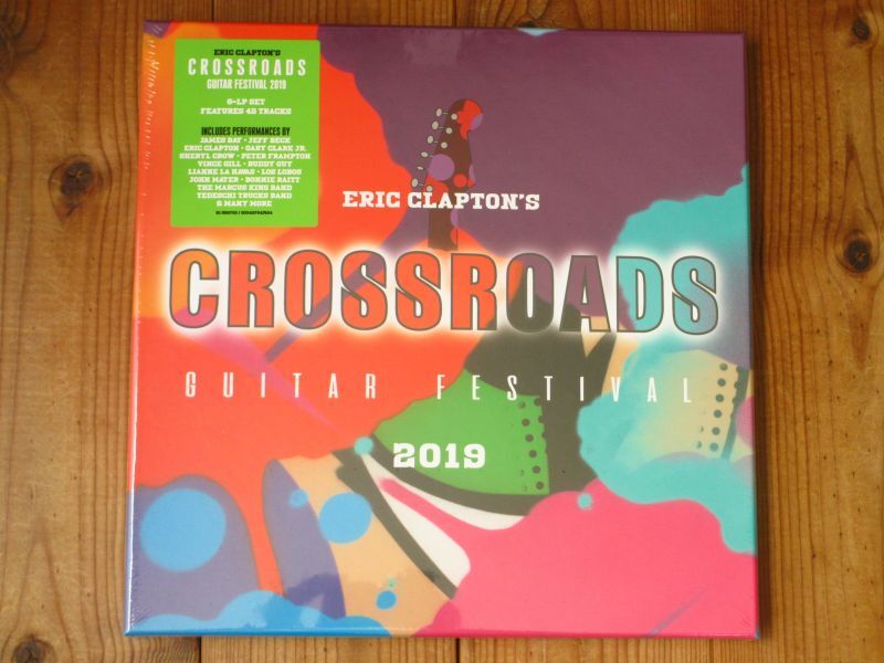 今だけ特価！音質抜群のアナログ盤 ！当店大推薦！エリッククラプトン主催のクロスロードギターフェスティヴァルの2019年5回目にして、これが最後となる開催のライブ盤が6枚組LPボックスで入荷！Eric  Clapton Crossroads Guitar Festival 2019 Guitar Records