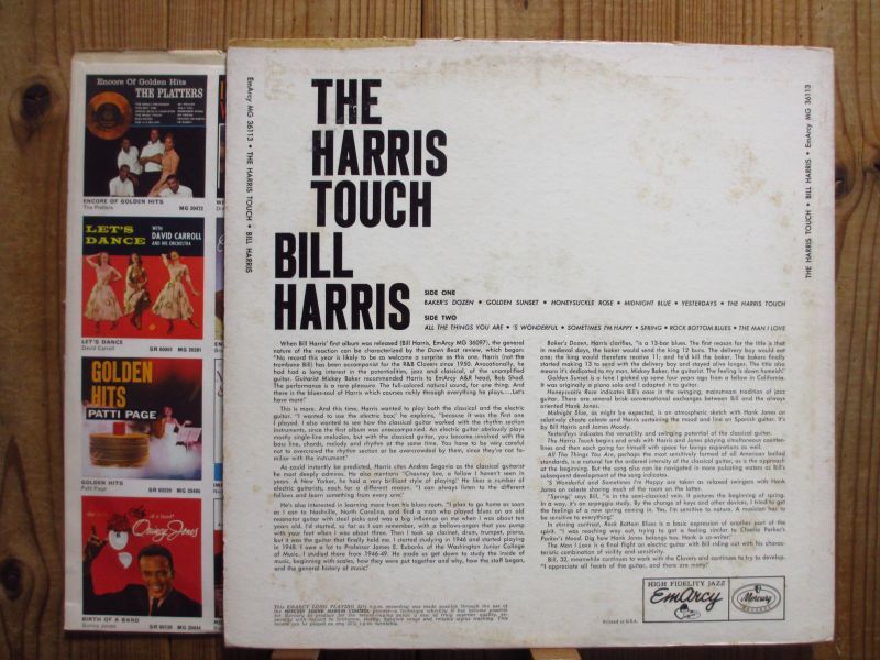 アナログ　HARRIS TOUCH　featuring　BILL HARRIS