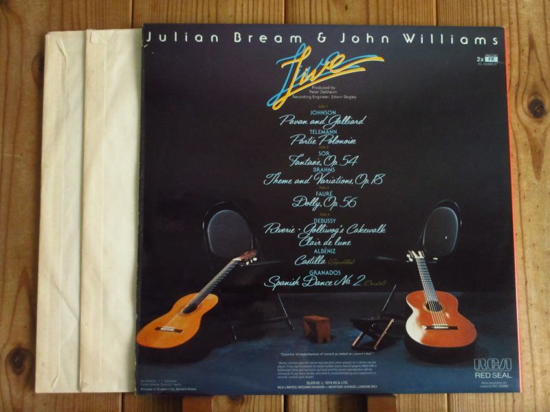 Julian Bream & John Williams / Live - Guitar Records