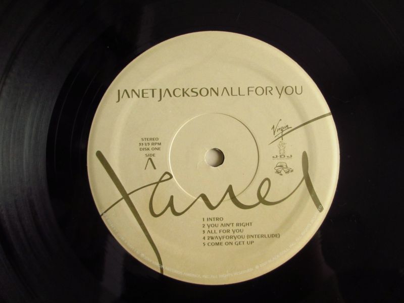 Janet Jackson All For You Guitar Records