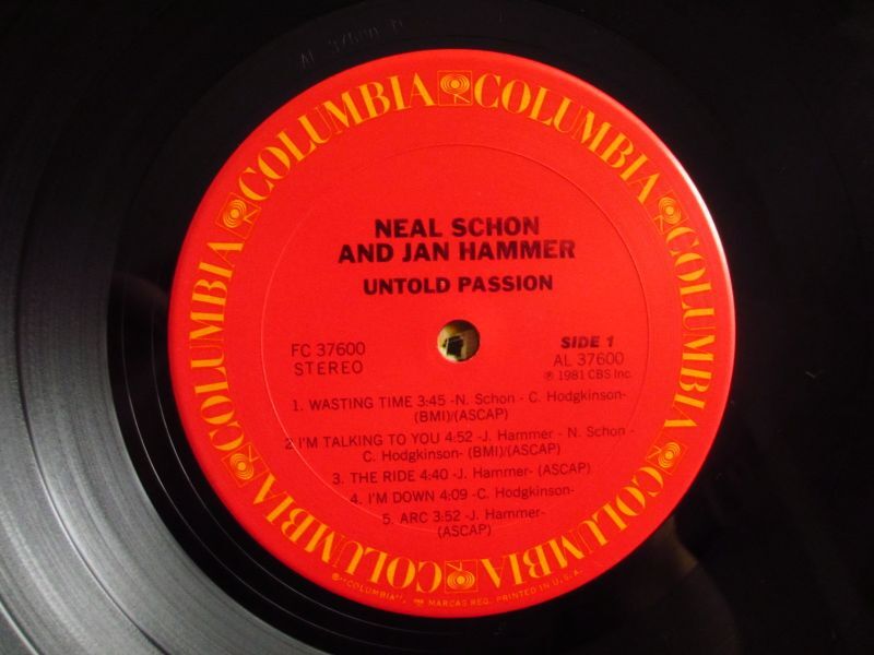Neal Schon & Jan Hammer / Untold Passion - Guitar Records
