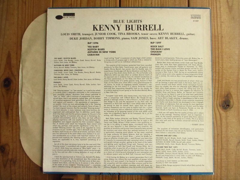 Kenny Burrell / Blue Lights, Volume 2 - Guitar Records