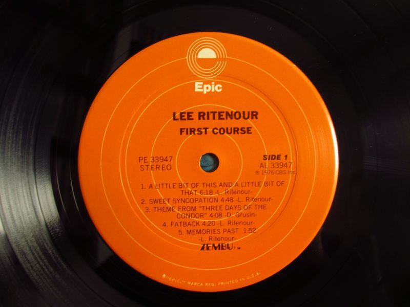 Lee Ritenour / First Course - Guitar Records