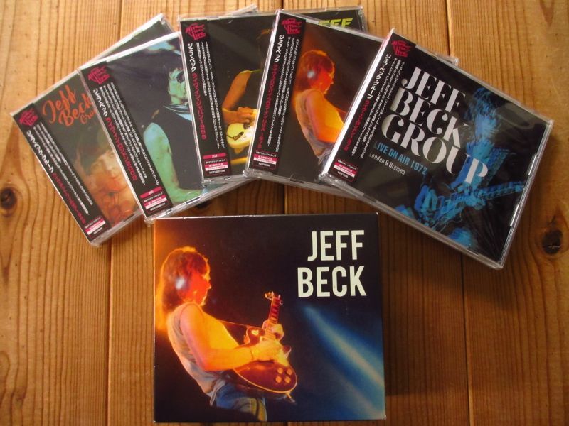 5タイトル7CD＋非売品 特典BOX 付きセット！JEFF BECK ジェフ・ベック Live at the Fillmore West  1968, Live In London 1972, Live Blow by Blow in USA1975, Live in Japan  1999, Live In London 2002 Guitar