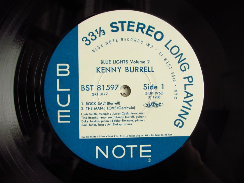 Kenny Burrell / Blue Lights, Volume 2 Guitar Records