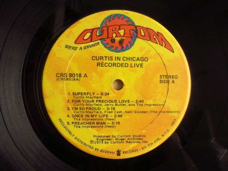 Records　Live　Recorded　Curtis　Chicago　In　Guitar　Curtis　Mayfield