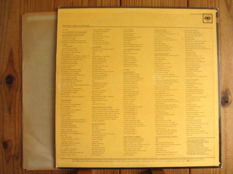 Simon and Garfunkel / Bookends Guitar Records