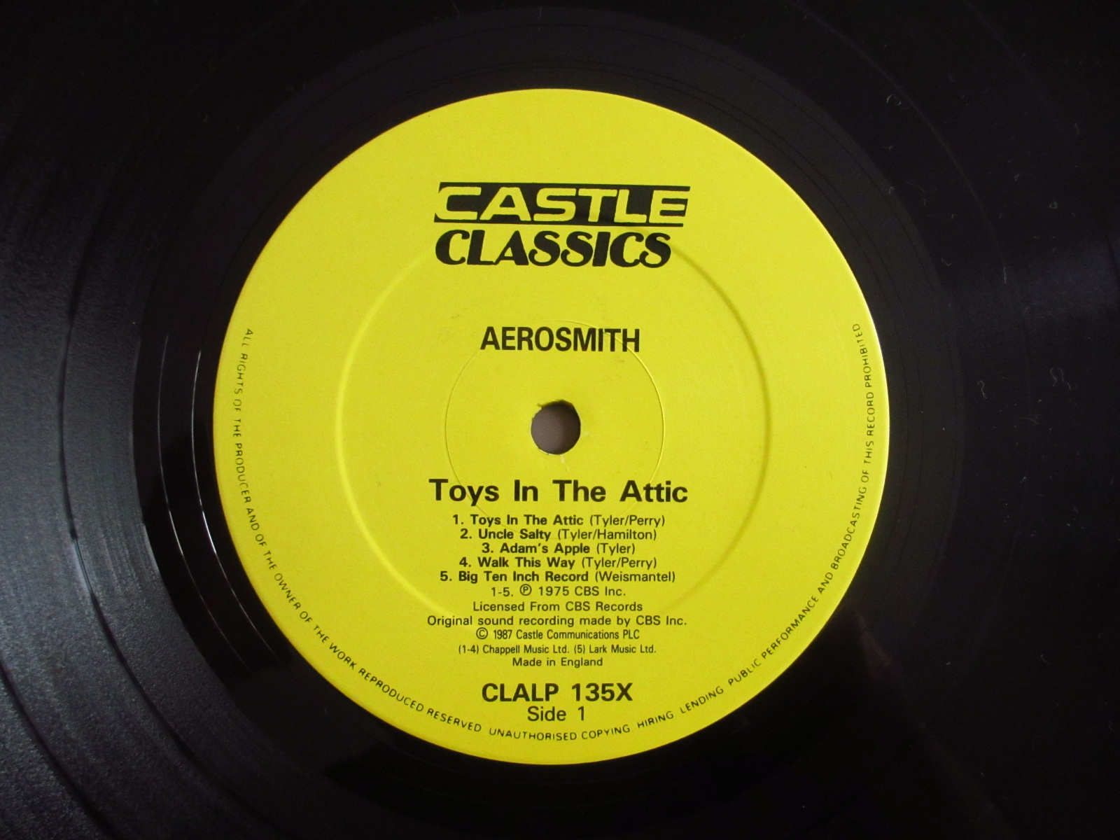 Aerosmith / Toys In The Attic - Guitar Records