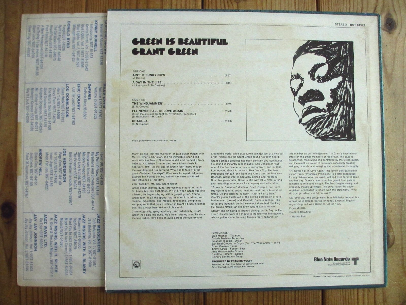 その他 LP Grant Green Green Is Beautiful BN4342 BLUE NOTE /00260 GRANT GREEN - Grant Green - Green Is Beautiful (UHQ CD