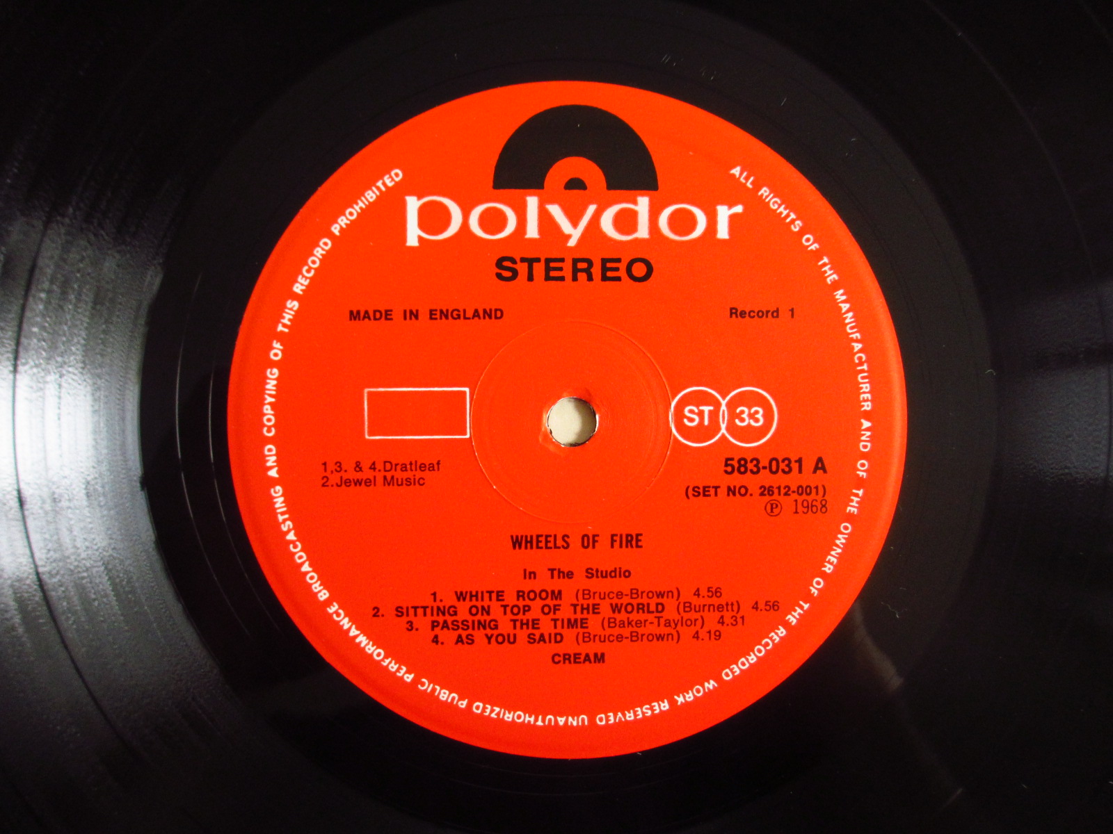 Cream / Wheels Of Fire - Guitar Records