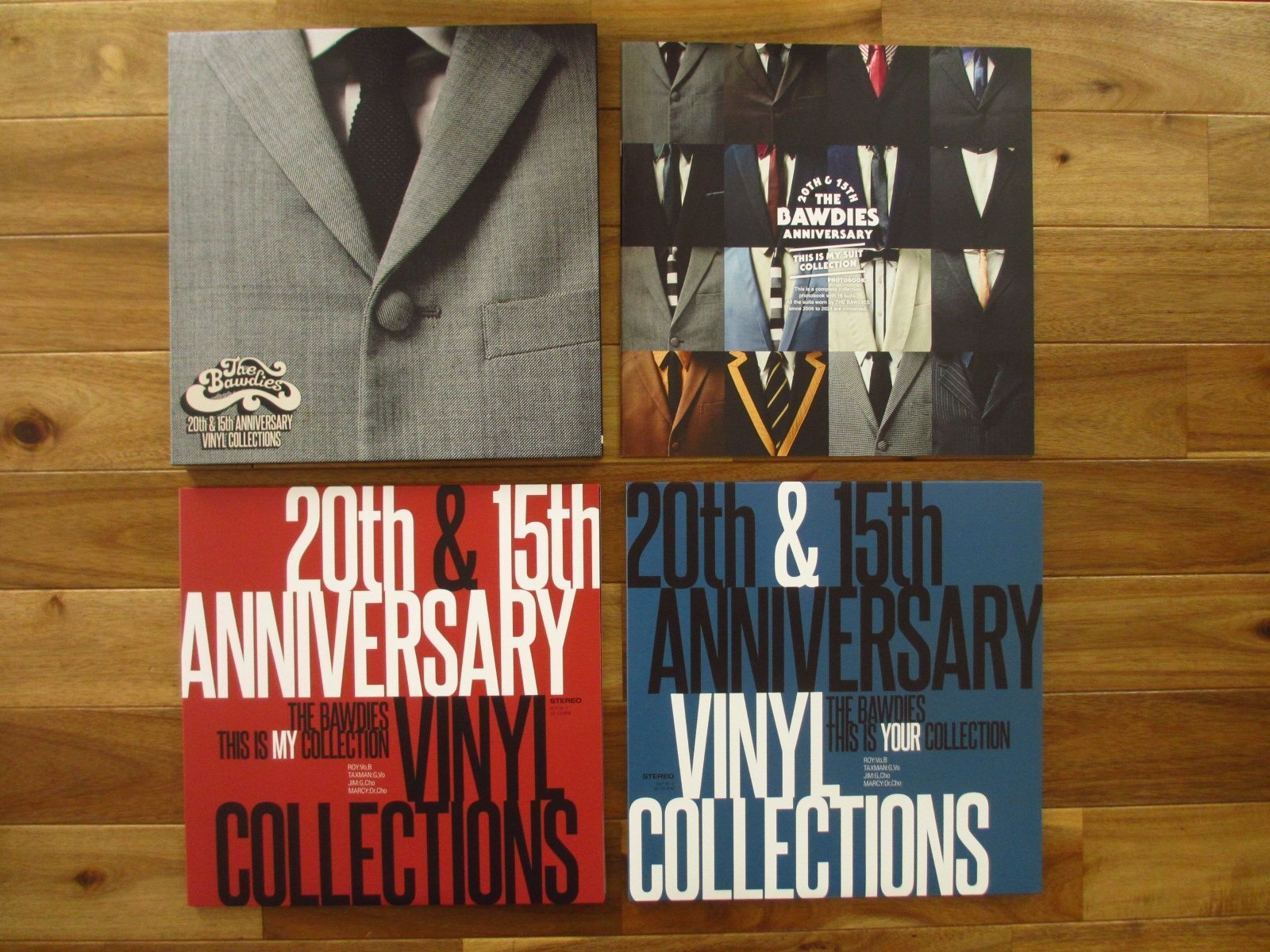 【未使用品】BAWDIES『20th & 15th ANNIVERSARY 』 The Bawdies / 20th & 15th Anniversary Vinyl Collection