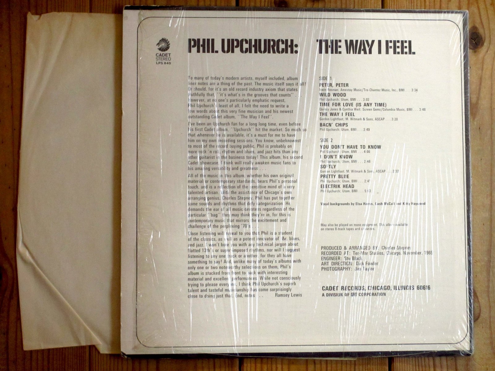Phil Upchurch / The Way I Feel - Guitar Records
