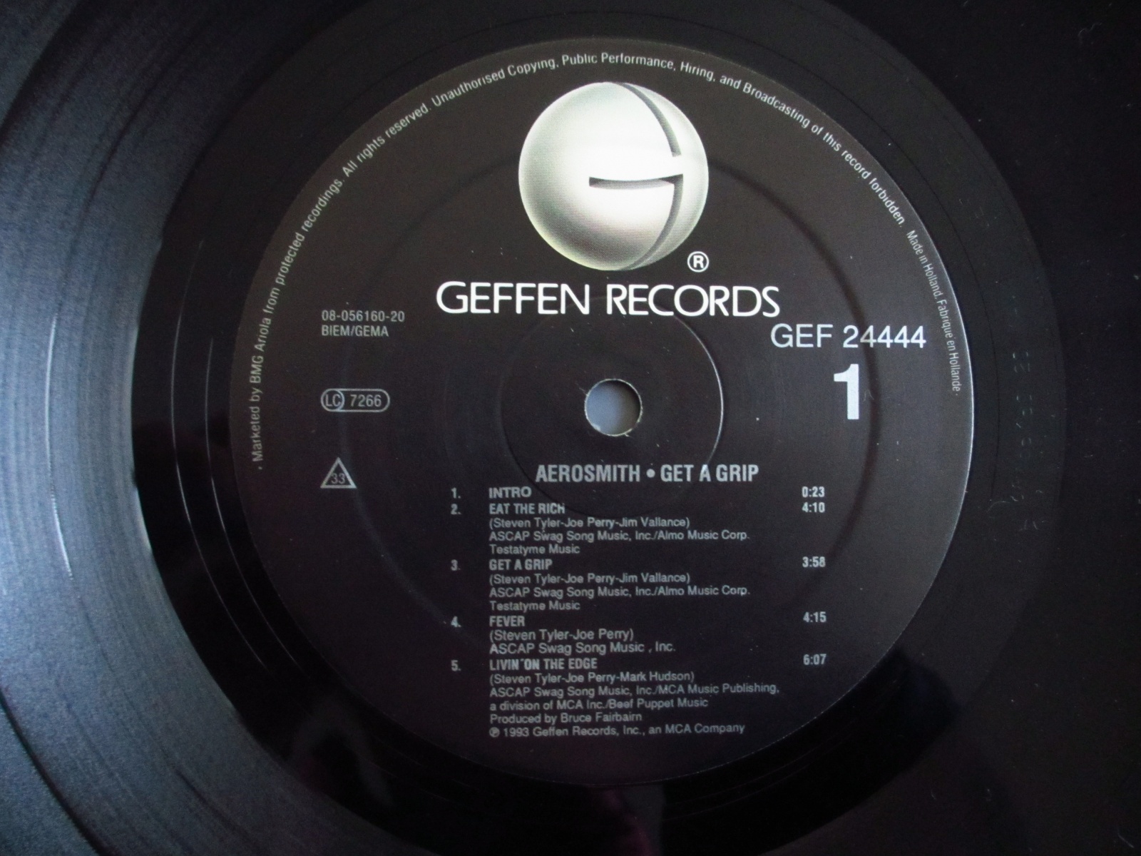 Aerosmith / Get A Grip - Guitar Records