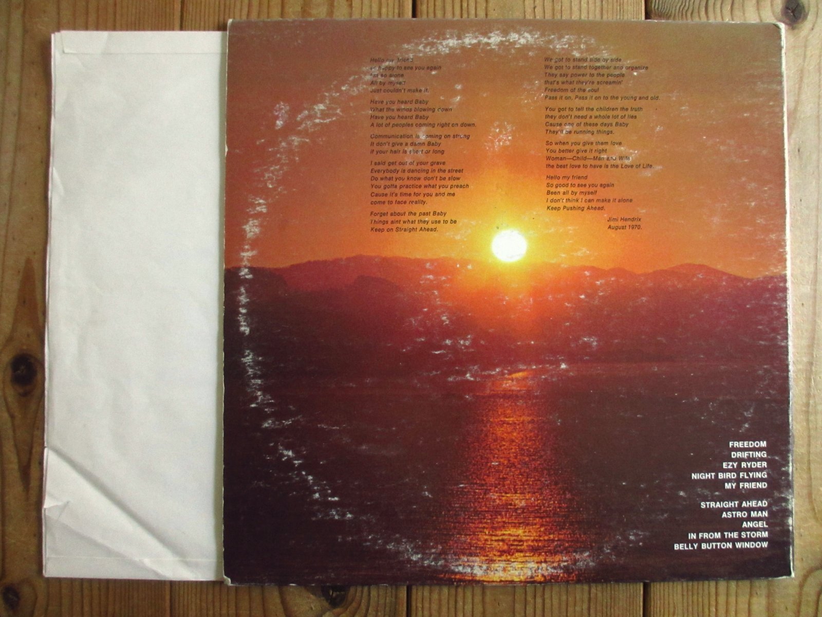 Jimi Hendrix / The Cry Of Love - Guitar Records