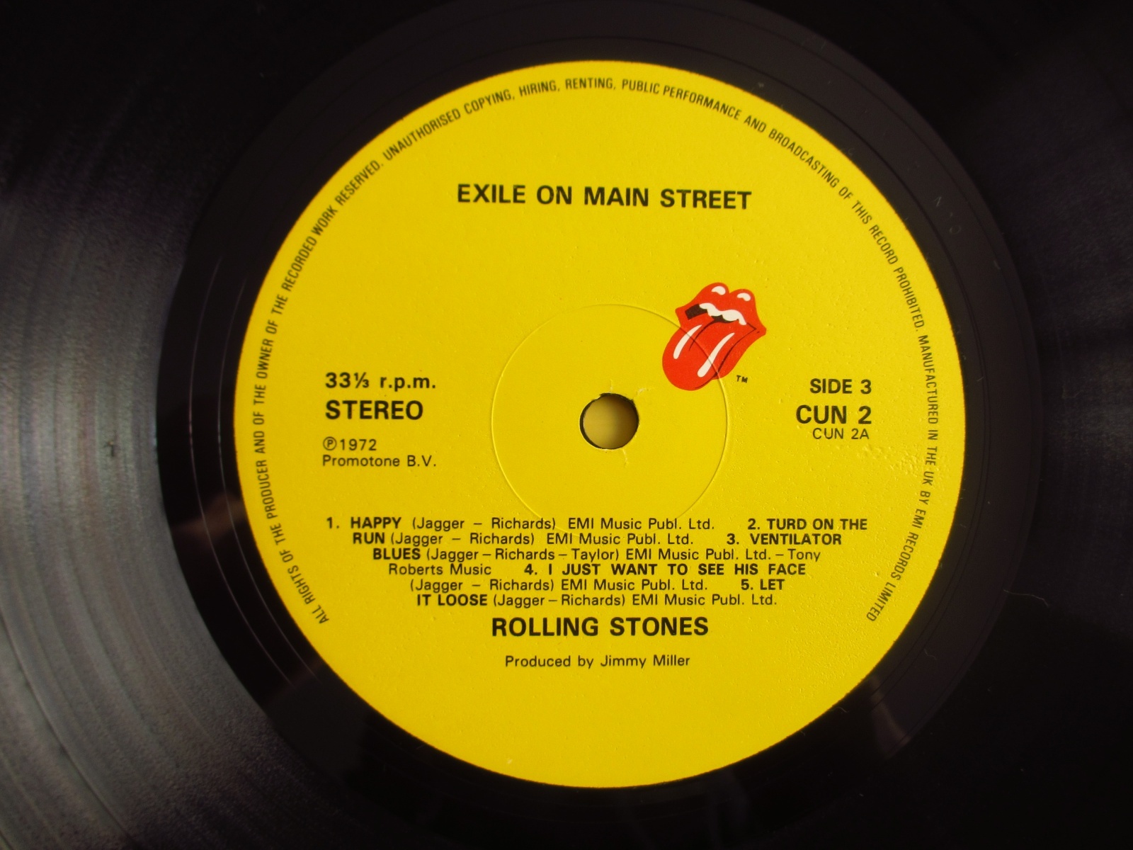 Rolling Stones / Exile On Main St. - Guitar Records