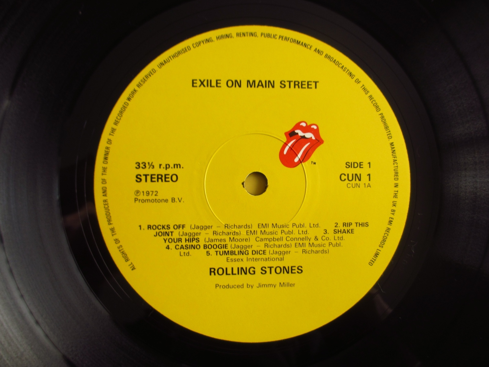 Rolling Stones / Exile On Main St. - Guitar Records