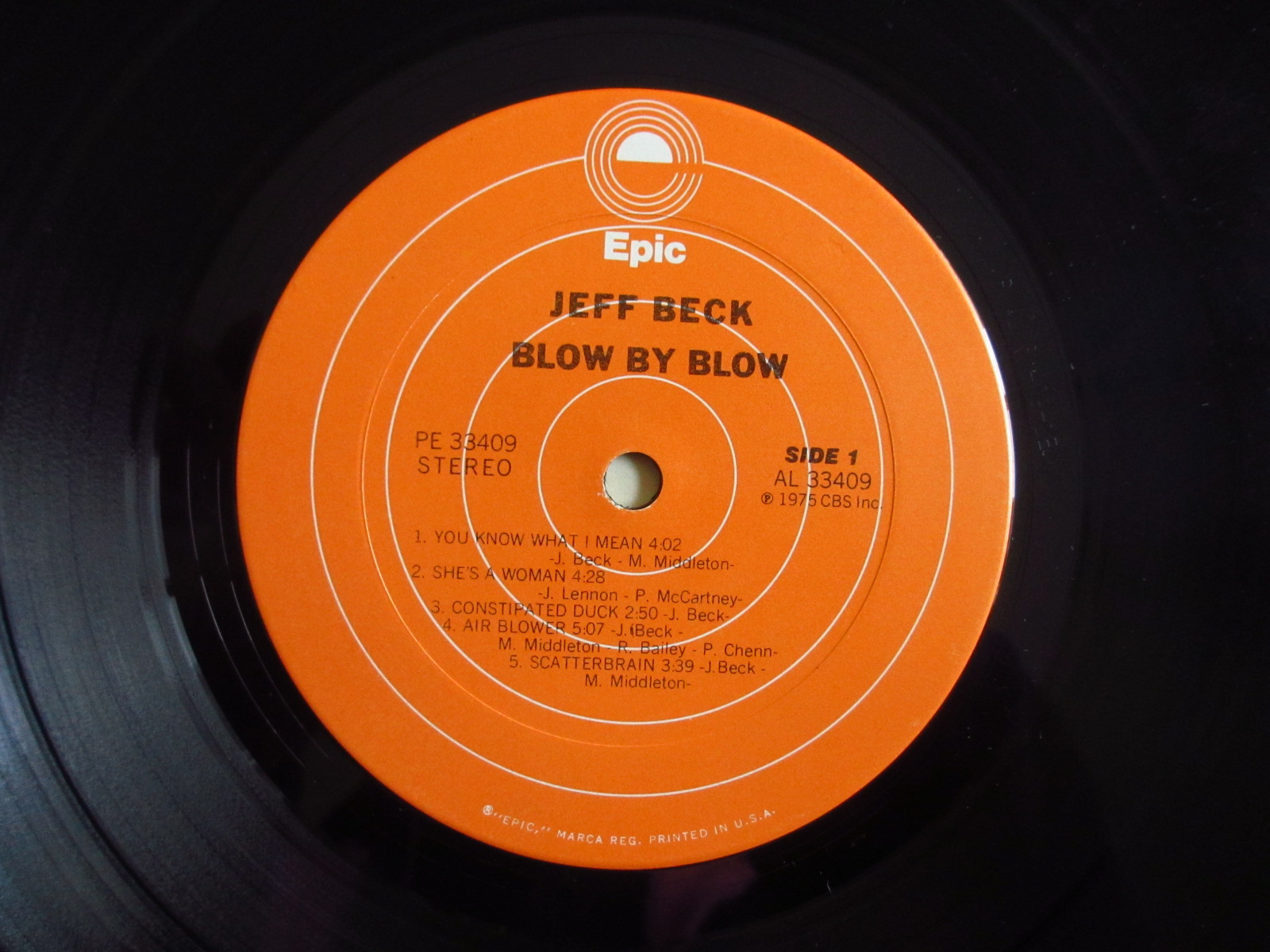 Jeff Beck / Blow By Blow - Guitar Records