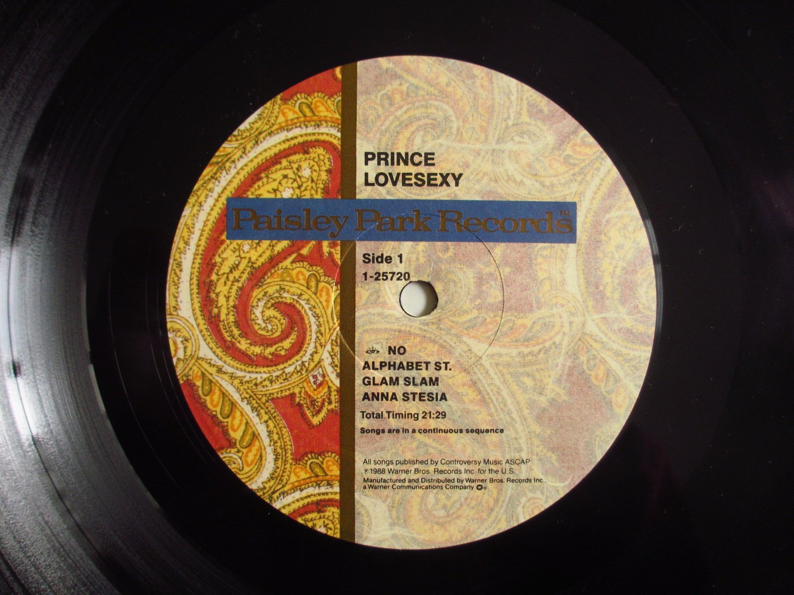 Prince / Lovesexy - Guitar Records