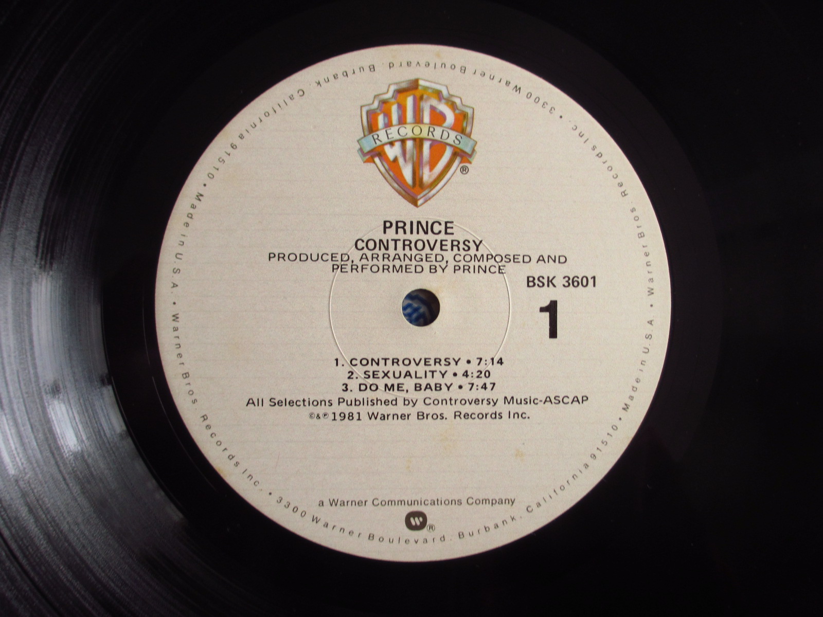 Prince / Controversy - Guitar Records