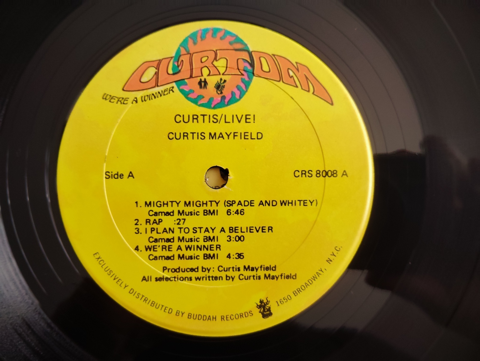 Curtis Mayfield / Curtis - Live! - Guitar Records