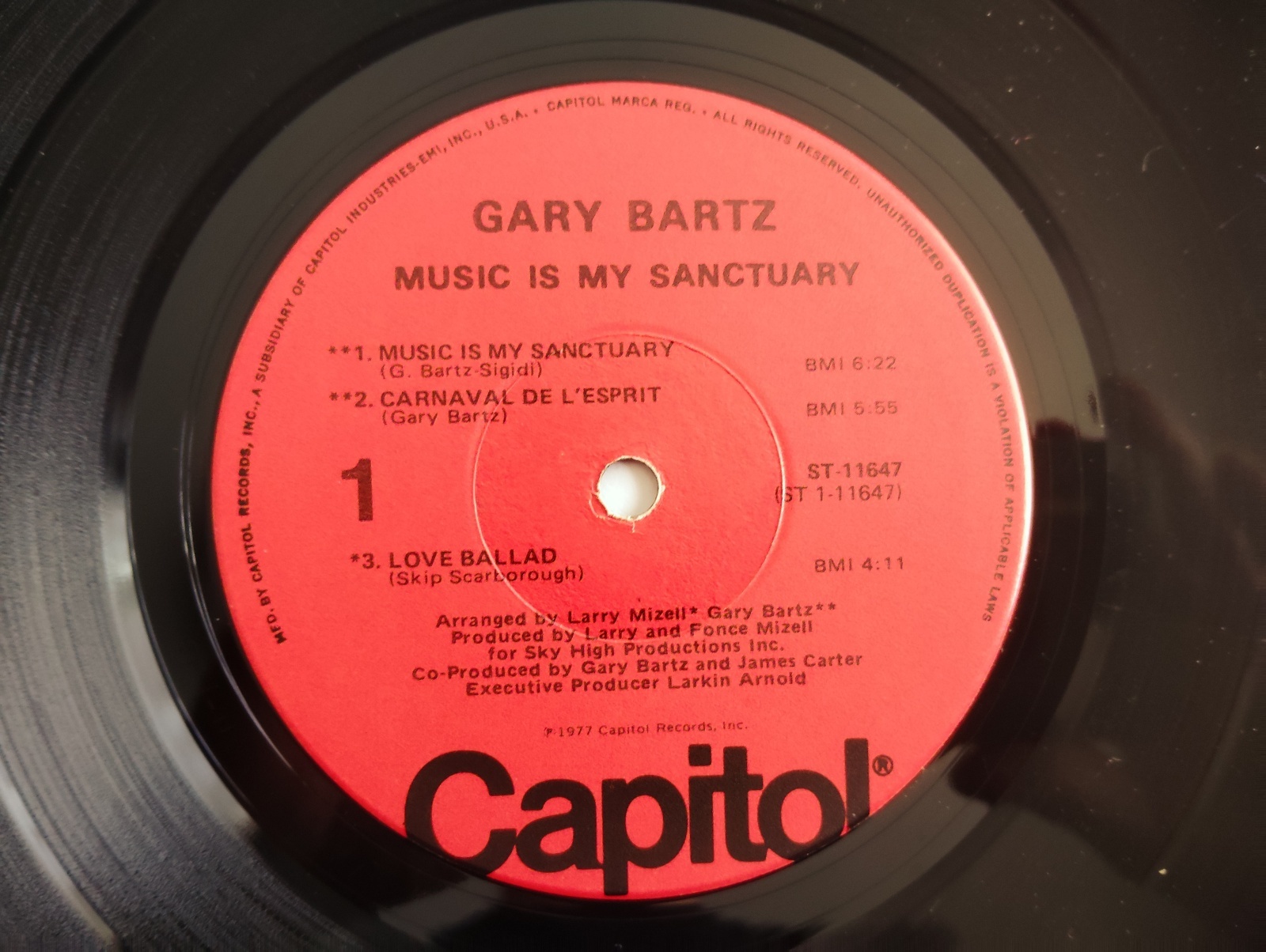 Gary Bartz / Music Is My Sanctuary - Guitar Records