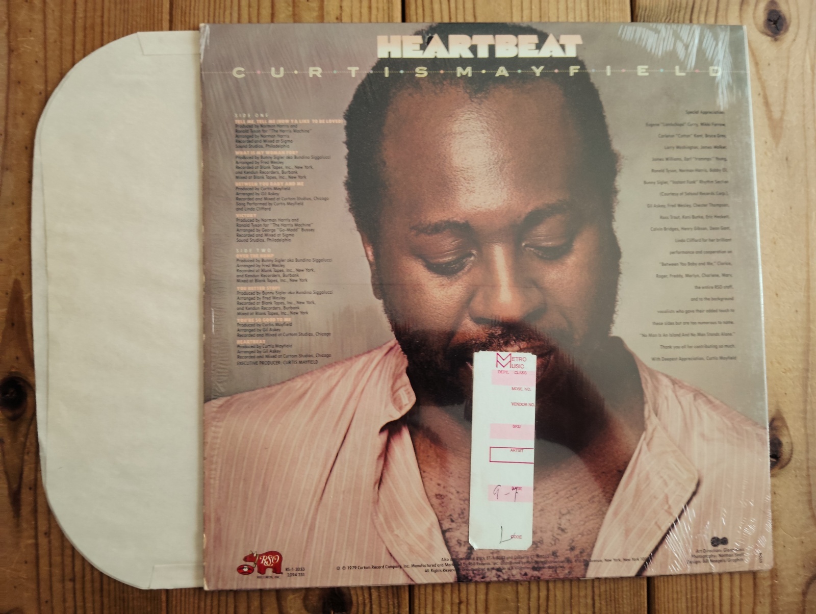 Curtis Mayfield / Heartbeat - Guitar Records