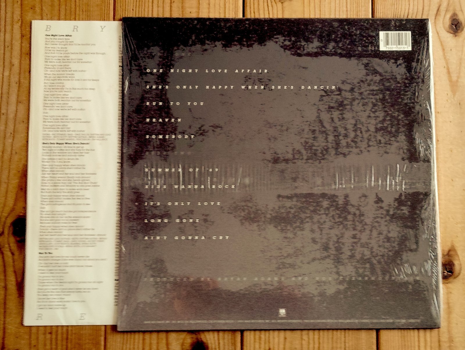 Bryan Adams / Reckless - Guitar Records