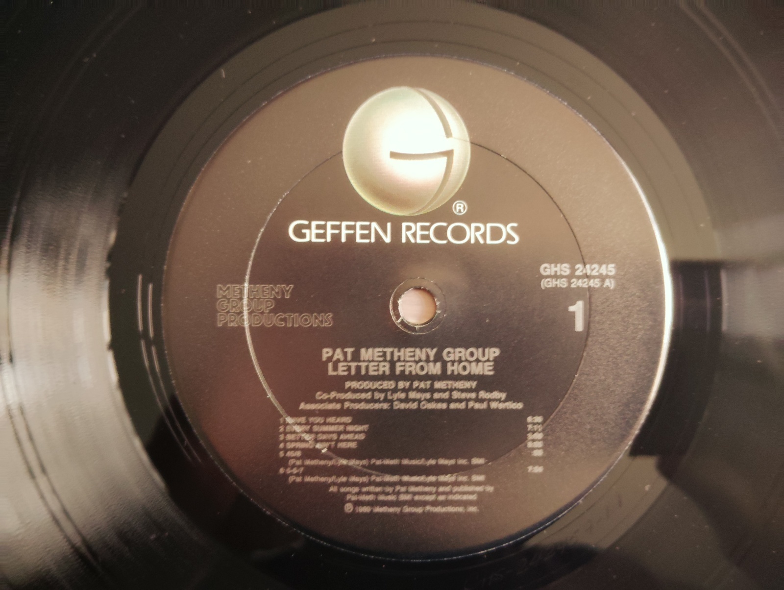 Pat Metheny Group / Letter From Home - Guitar Records