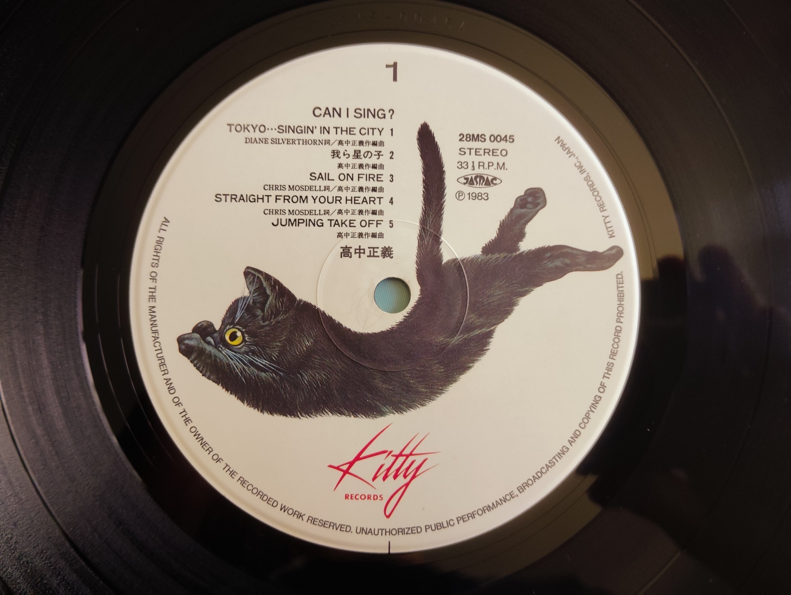 高中正義 / Can I Sing? - Guitar Records